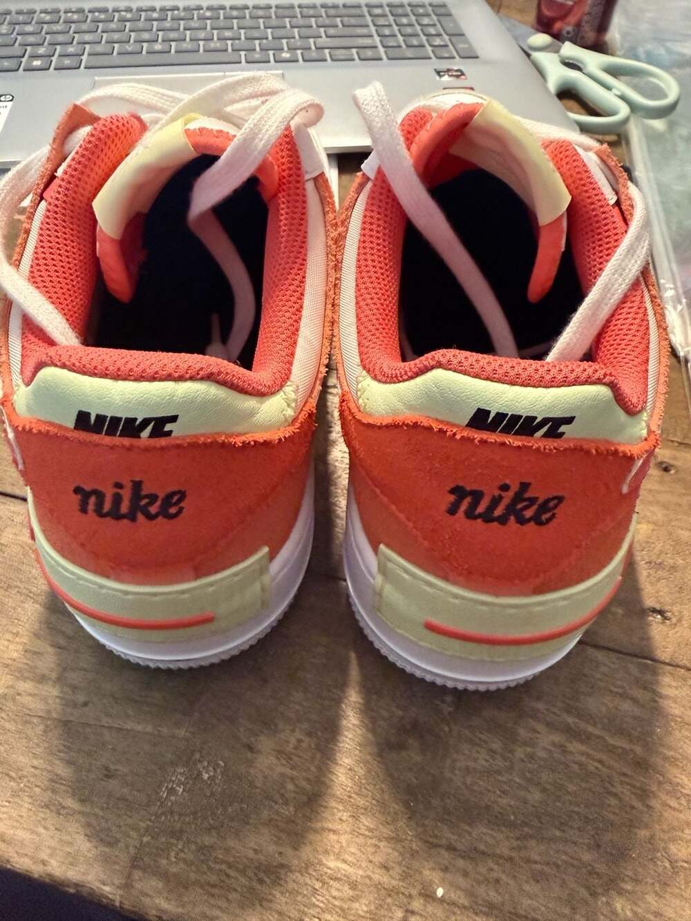 Nike Air Force 1 Shadow Women's White Magic Ember CI0919-110 - Picture 3 of 4